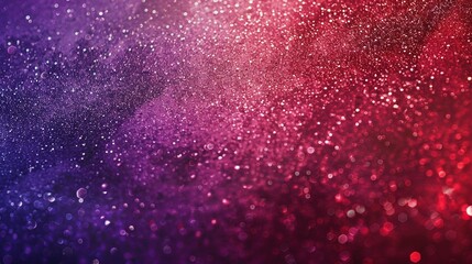 Obraz premium A vibrant abstract background with shimmering particles in purple and red hues.