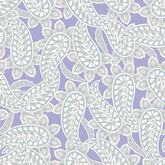 Fototapeta premium Paisley seamless pattern. Vintage background in batik style