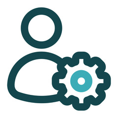 manager icon for illustration