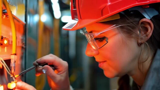 An eager apprentice tests a newly installed circuit, ensuring it meets all electrical safety standards and operates efficiently