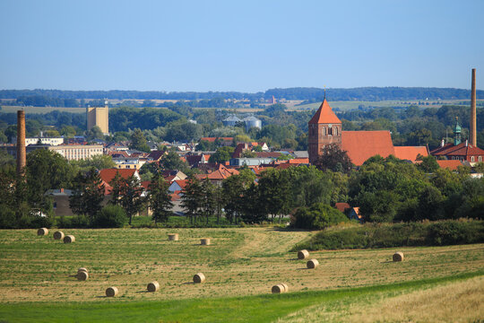 View at Teterow, in Mecklenburg Switzerland, Germany