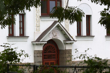 Historical villa of Robert Lewak in Cieszyn, Poland. Vienna Secession architectural style. 
