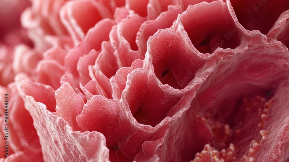 Aufkleber detailed examination of a cross-section of muscle tissue showing its unique cellular architecture an