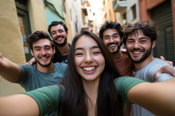 Fototapeta premium Group of friends. 