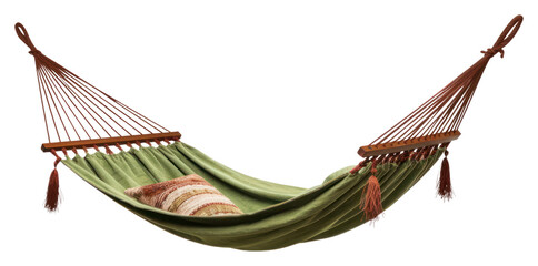 PNG Hammock furniture white background tranquility.