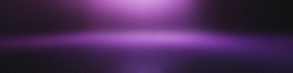 Purple dark gradient background, blurred minimalistic noise grain poster or banner design