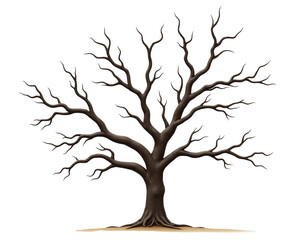 Natural Dry Branches PNG: Versatile Element for Digital Art and Design 