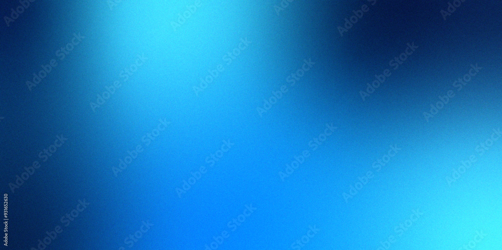 Poster Digital grainy gradient with a colorful soft noise effect. Vintage Grunge Texture Pattern in Blue Tones for Artful Wallpaper. Gradient blur, noise, grain, texture. abstract background.	