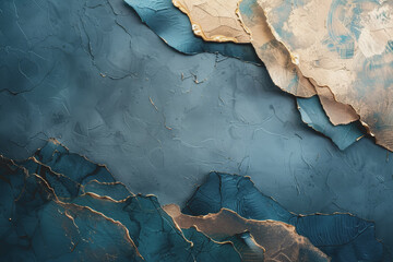 Naklejka premium Awesome background image combining colors Midnight Blue, Rose Gold, Slate Grey, and Sage Green.