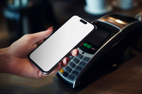 Phone screen png mockup, transparent design