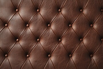 Naklejka premium Classic Brown Leather Background with a Vintage Flair, Perfect for Projects Emphasizing Historical Aesthetics and Timeless Elegance.