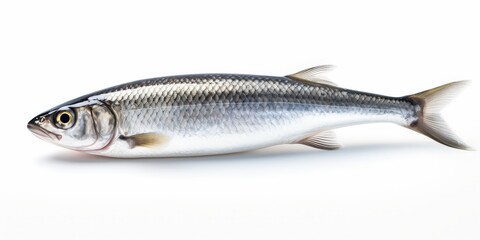 Obraz premium Freshwater Fish Isolated on White Background