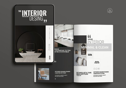 Interior Magazine Template