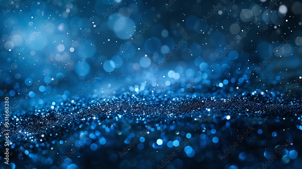 Poster blue background texture blue dark black with dark blue blurred background with light : generative ai