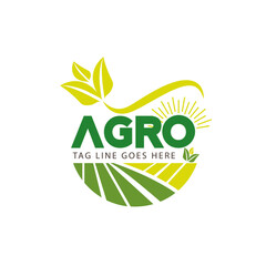 innovative agriculture logo vector and template