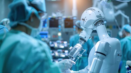 A skilled surgeon performs a delicate, minimally invasive procedure using state-of-the-art medical technology.minimally invasive surgery tools,advanced medical technology trends