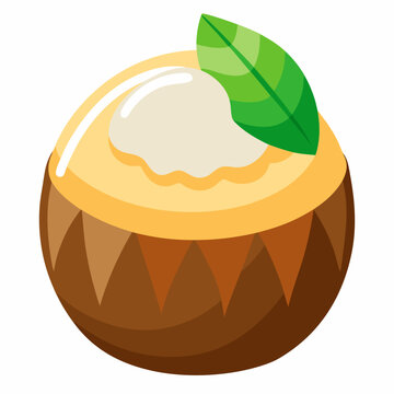 recommend clip art: Dulce de Coco line art vector illustration