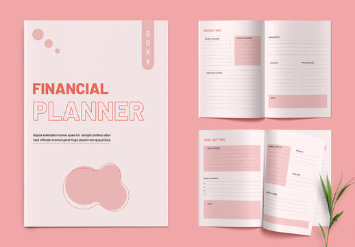 Daily & Monthly Financial Planner Layout