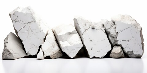 Cracked White Rocks
