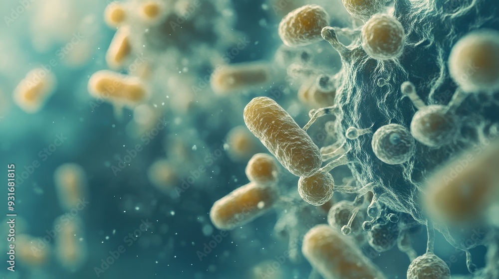 Poster bacteria are observed in a colony formation, exhibiting growth and interaction within a controlled e