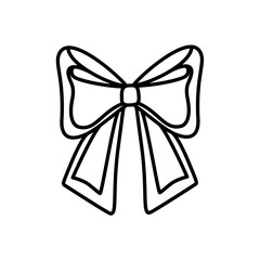 Ribbon isolated on white background. Vector illustration