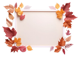 PNG Autumn frame plant leaf celebration.