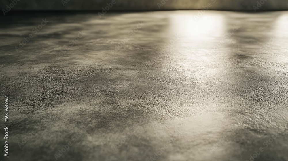Poster cement floor with subtle texture and variations, offering a versatile and neutral background for var