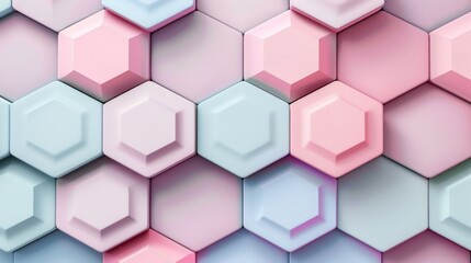 Bright abstract background with a variety of geometric shapes and shapes
