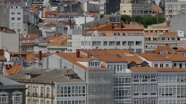Avenida la Marina,  La Marina Park, Parque La Marina, A Coru&ntilde;a, Galicia, Spain