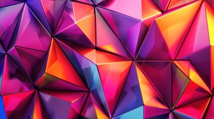 Bright abstract background with a variety of geometric shapes and shapes