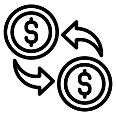 money transfer icon
