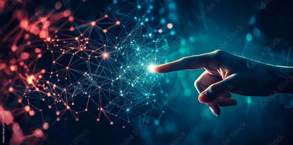 Aufkleber next-generation technology transformation conceptualization