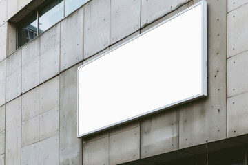 PNG billboard ad sign mockup, transparent design