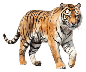 Obraz premium PNG Wildlife animal mammal tiger.