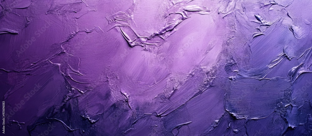 Poster Textured background in purple acrylic paint. with copy space image. Place for adding text or design