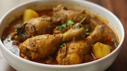 Murgir chicken curry is spicy delecious and soupy chicken curry with potatoes