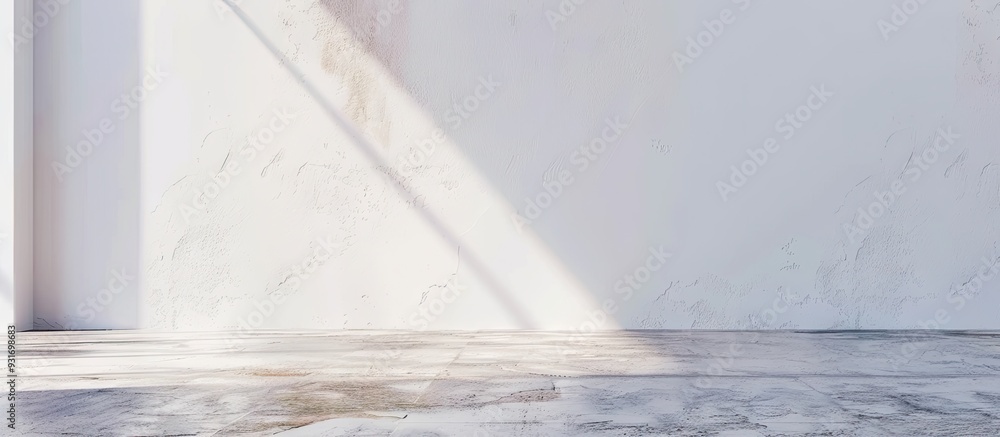 Fototapete white wall surface. with copy space image. place for adding text or design