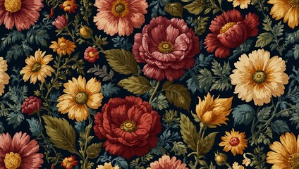 pattern with flowers