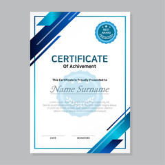 Obraz premium certificate image and border image