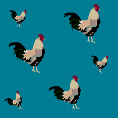 Rooster Seamless 