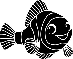Clown fish vector illustration