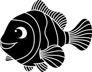 Clown fish vector illustration