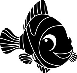 Clown fish vector illustration