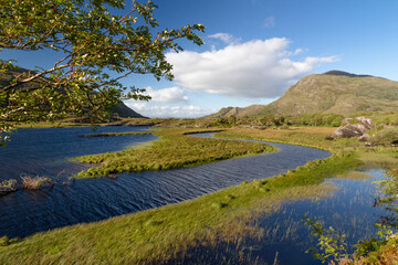 Landscape with lake and mountains 4