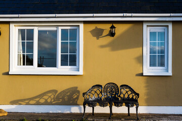 Old house with a window