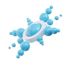 Beads 3D Illustration