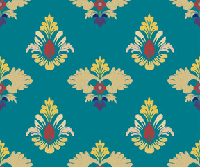 seamless pattern with flowers