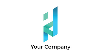 The logo formed from the letters i and d is suitable for property companies