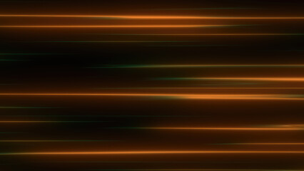 Abstract yellow glowing background with flying lines and stripes