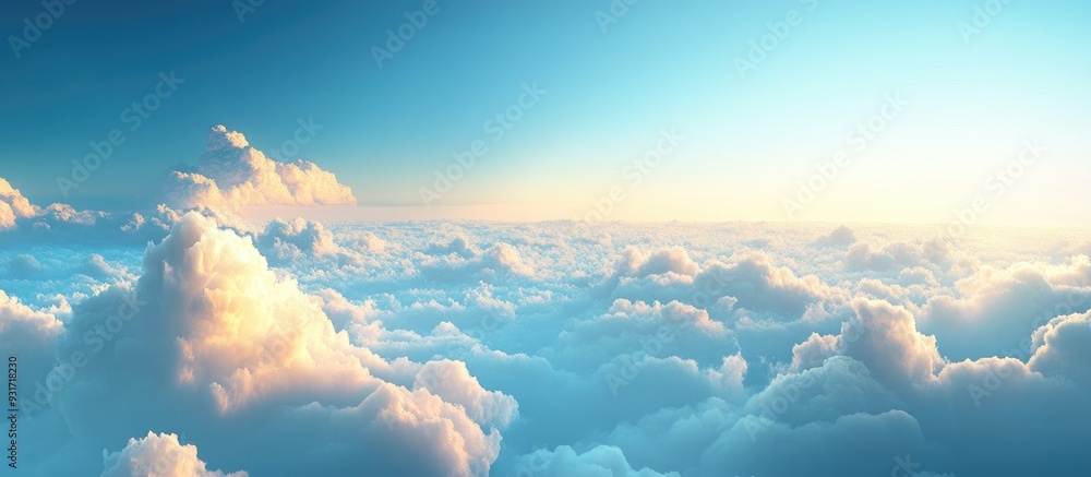 Leinwandbilder limitless sky filled with clouds. with copy space image. place for adding text or design